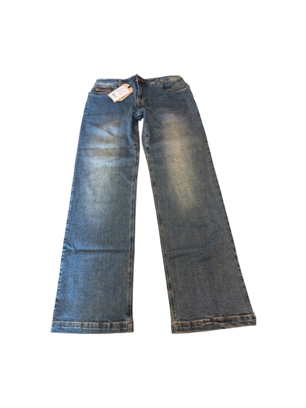 Prana Axiom Jeans NWT 35x34 Stretch Organic Denim Straight Leg Blue